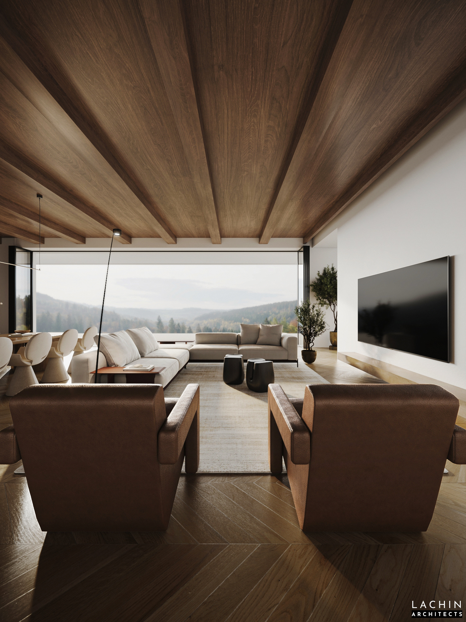 Mountain House — interior design & visualization, image 3